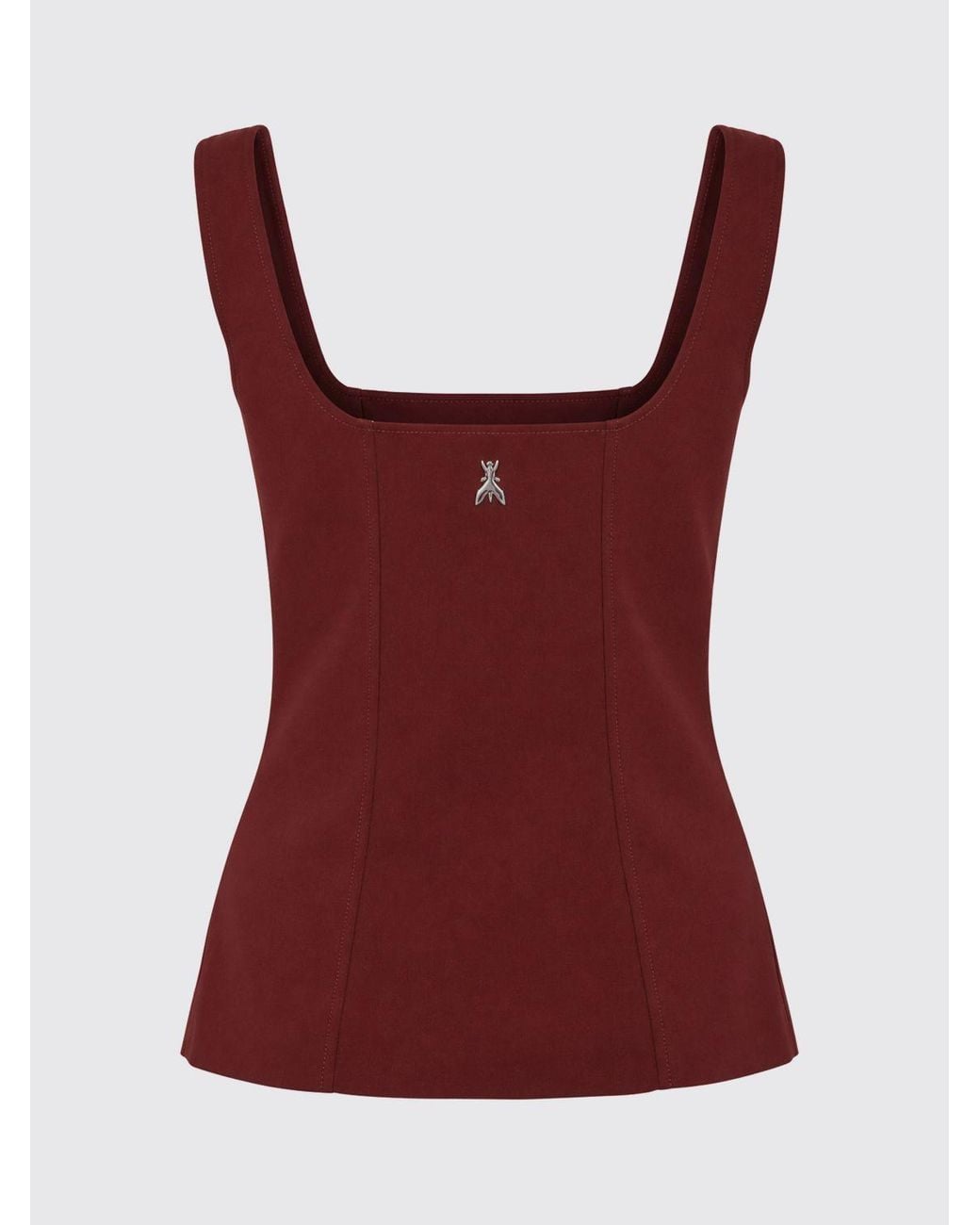 Patrizia Pepe Red Corset Top