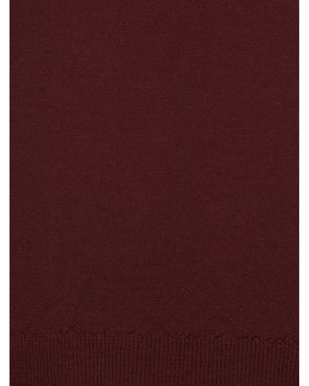 Fedeli Red Long-Sleeved Turtleneck Jumper for men