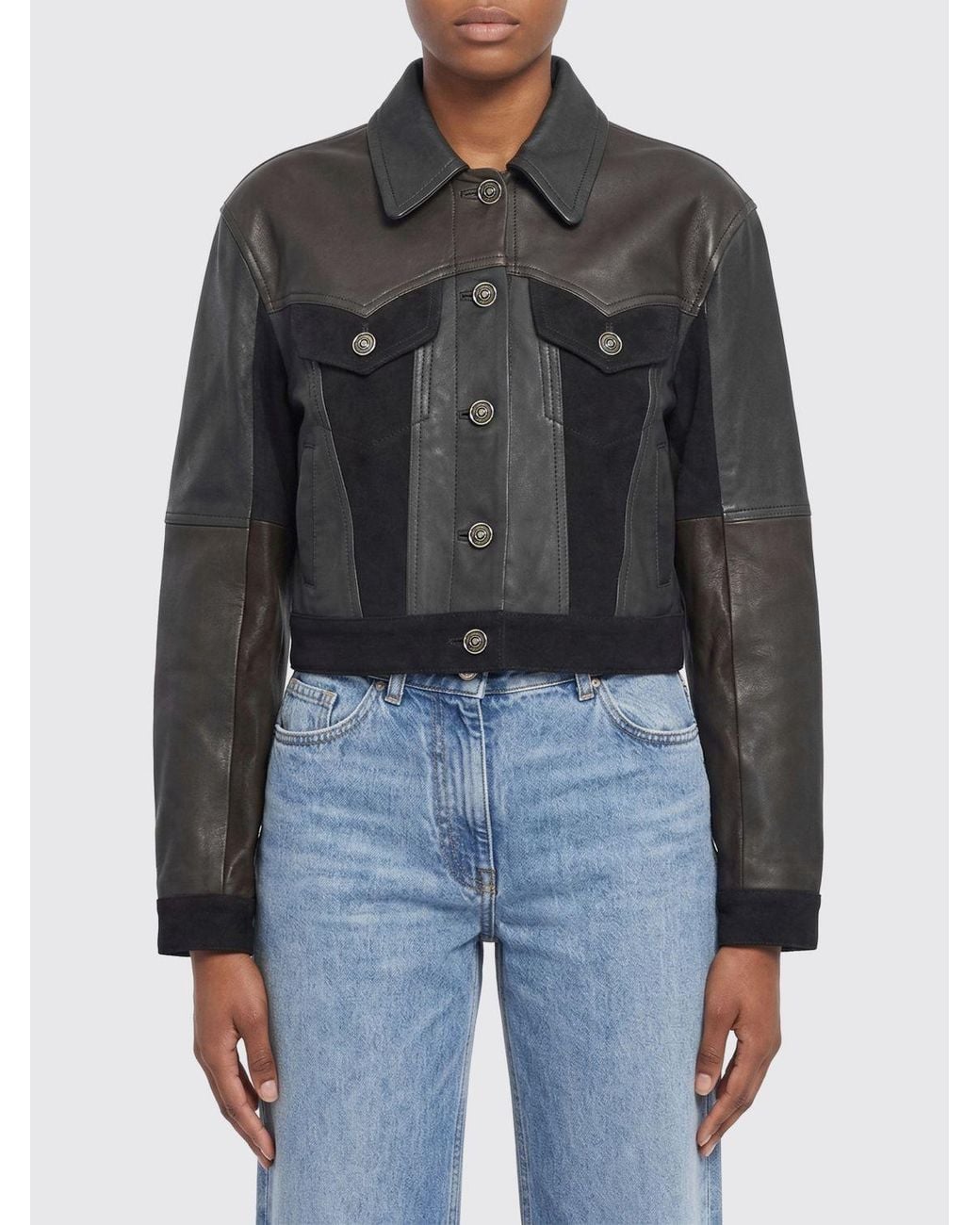 Versace Black Leather Jacket