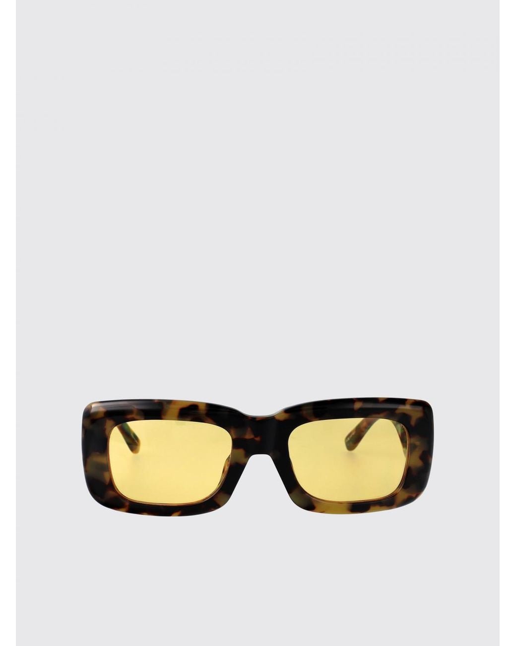 The Attico Brown Linda Farrow X Marfa Acetate Sunglasses
