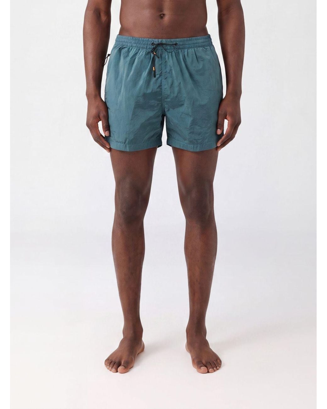 Rrd Blue New Hyper Tramontana Swimming Shorts With Elasticated Drawstring Waist for men