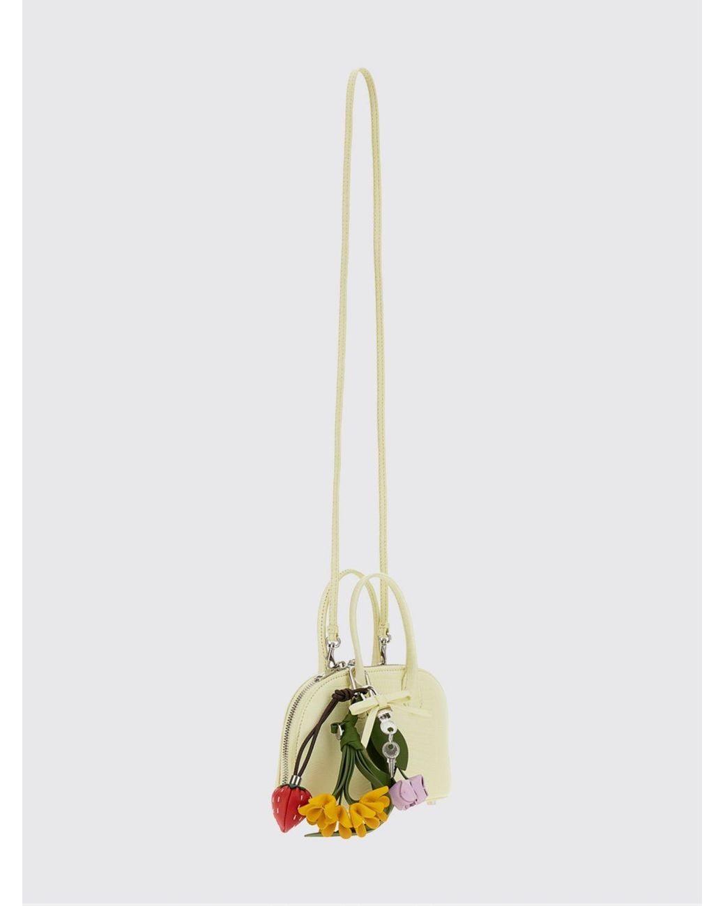 Self-Portrait White Mini-Handtasche Aus Leder Mit Python-Print Und Schultergurt