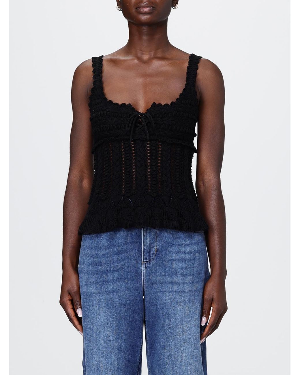 Top De Punto Isabel Marant de color Black