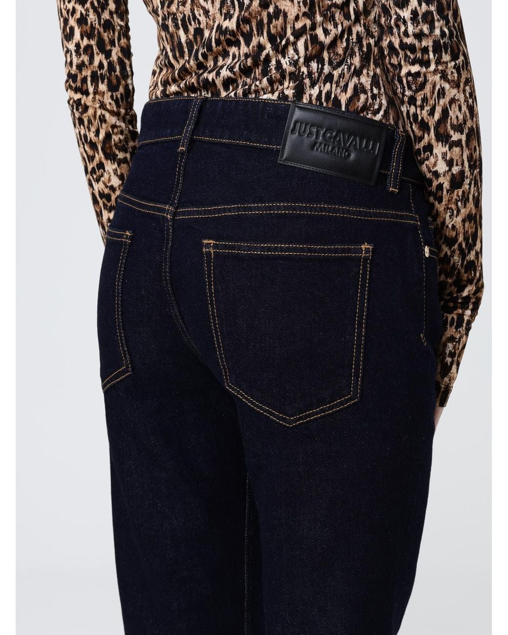 Just Cavalli Blue Trousers