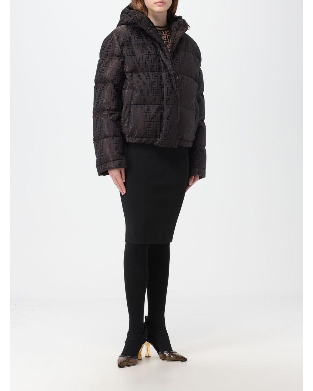 Fendi jacket shop black