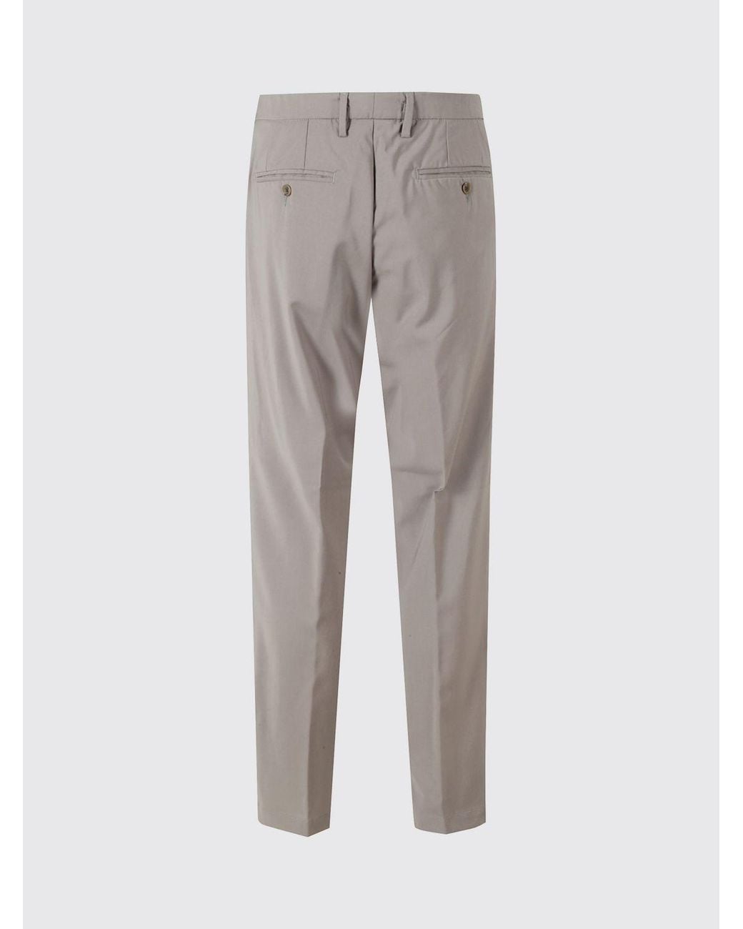Myths Gray Wool Tailored Trousers for men
