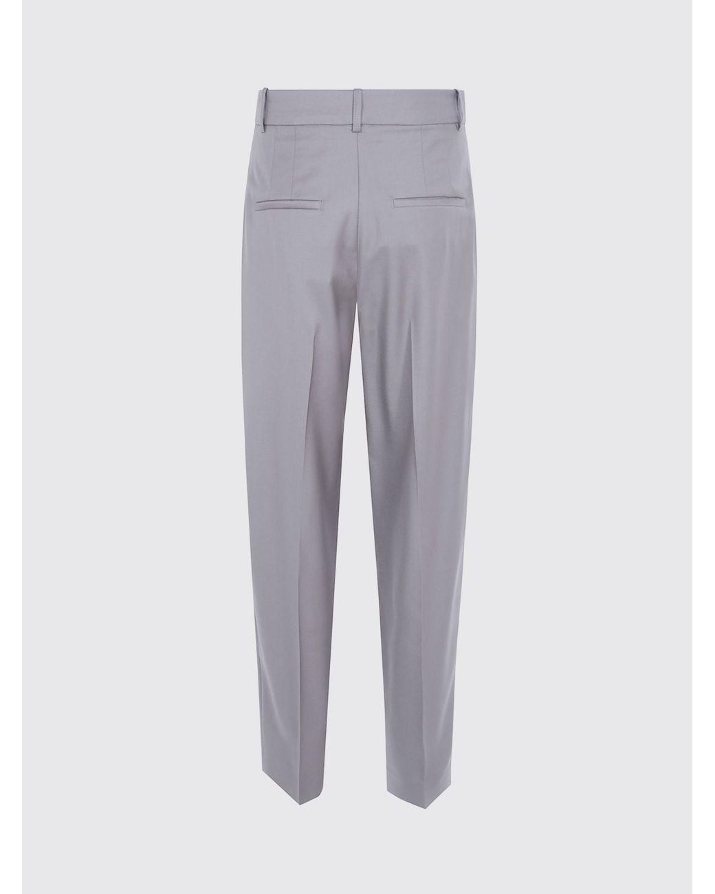Rohe Brown High-Waisted Straight-Leg Trousers