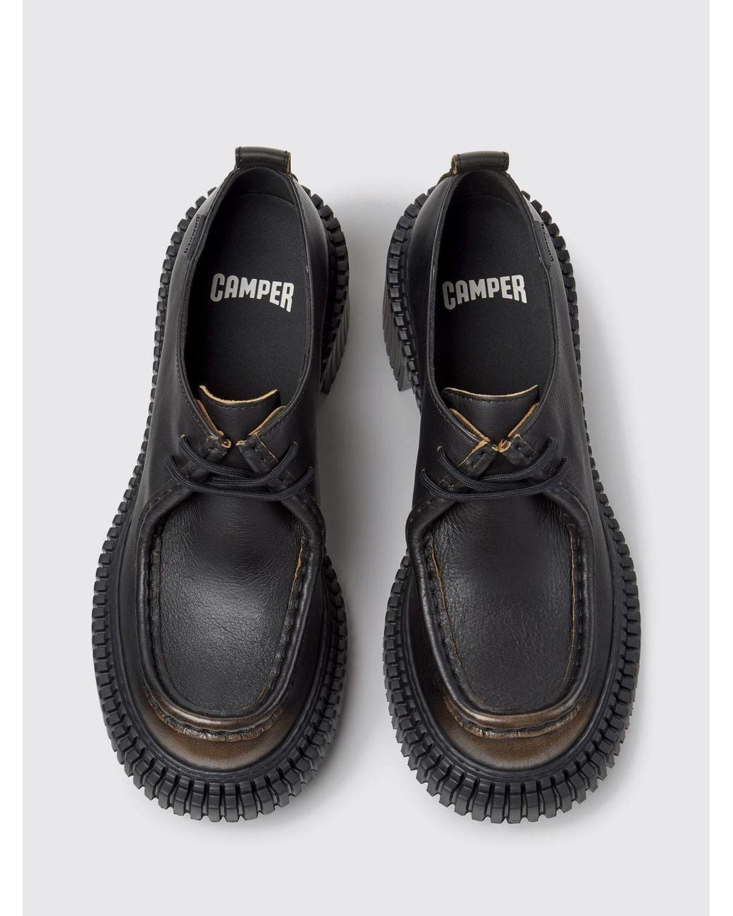 Camper White Pix London Derby Shoes