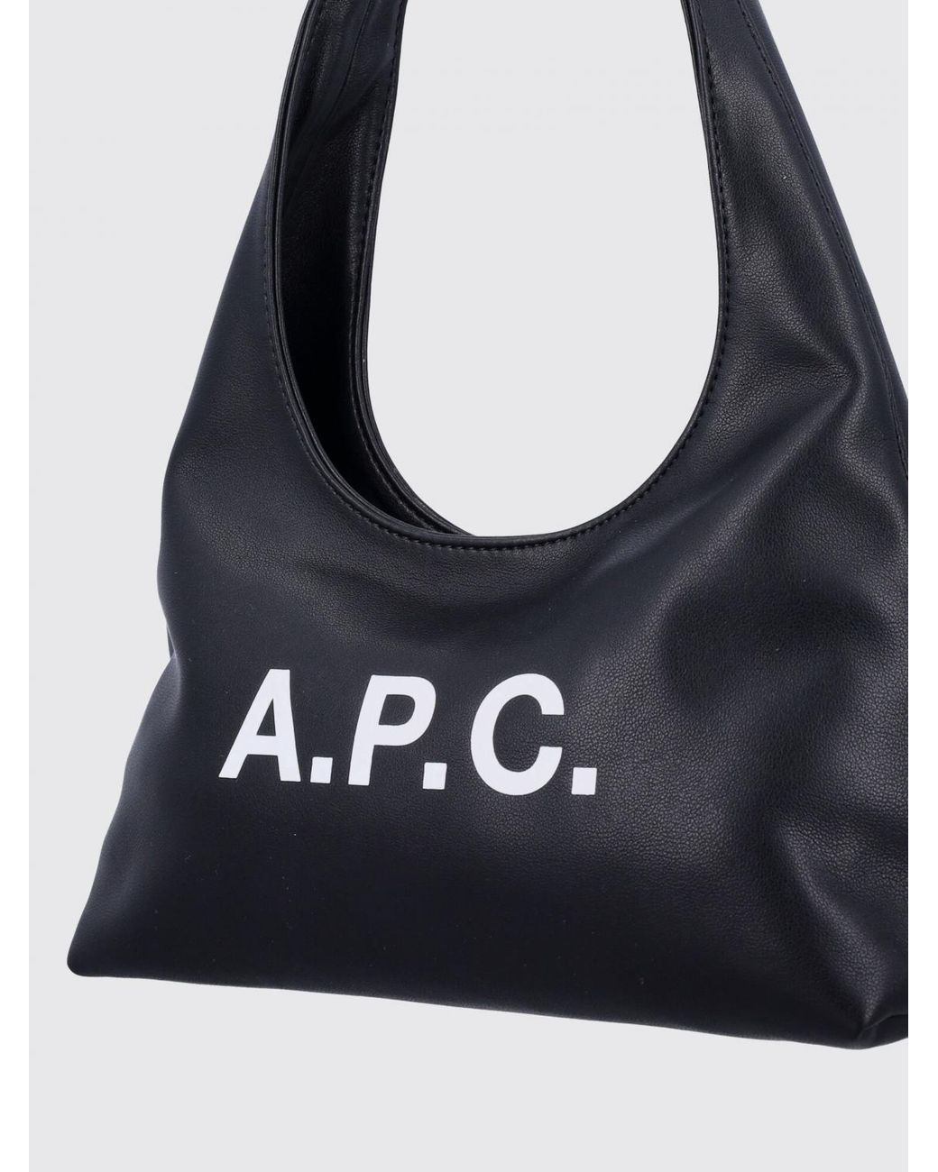 A.P.C. Black Ninon Synthetic Leather Bag