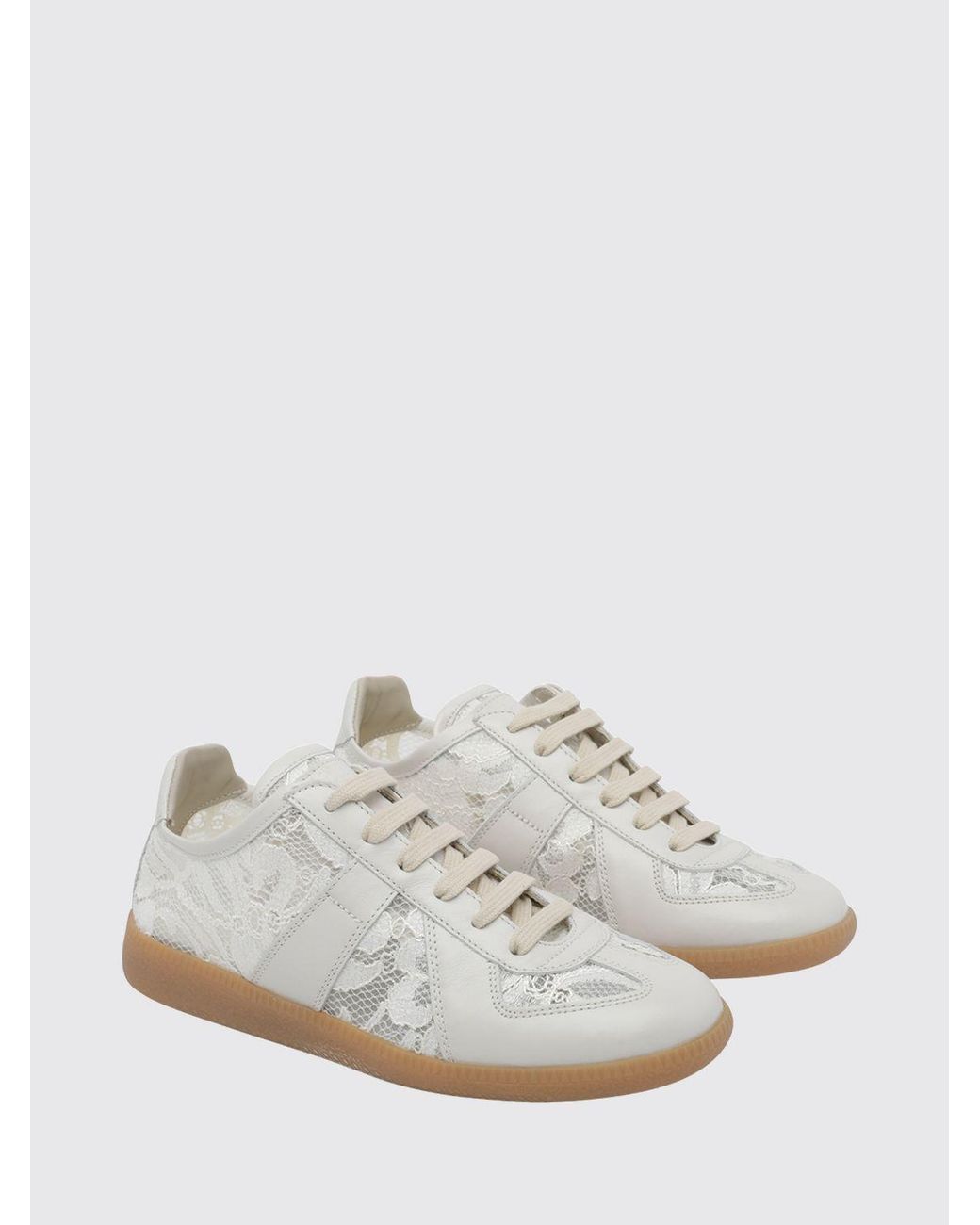 Maison Margiela White Lace Replica Sneakers