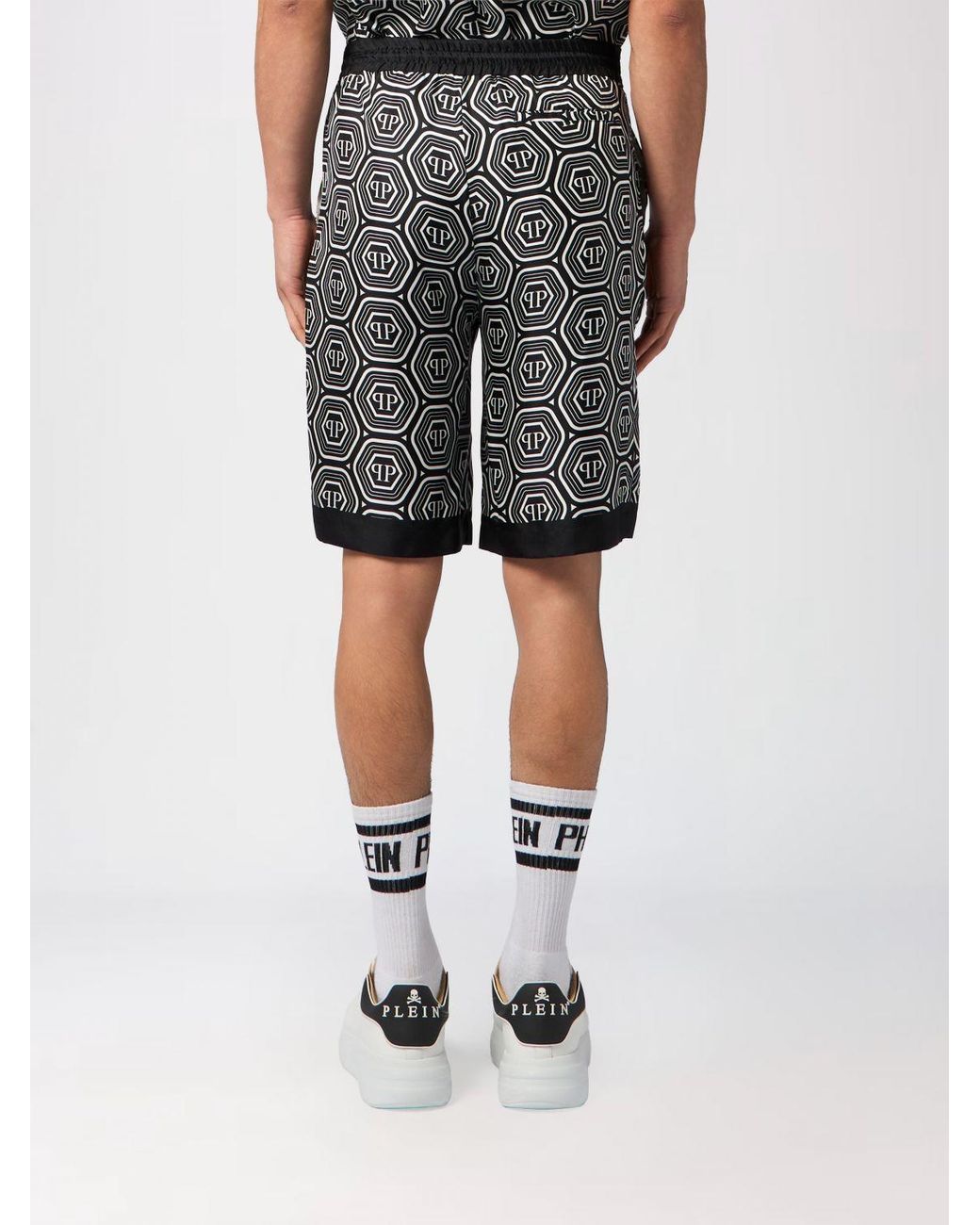 Philipp Plein Black Shorts for men