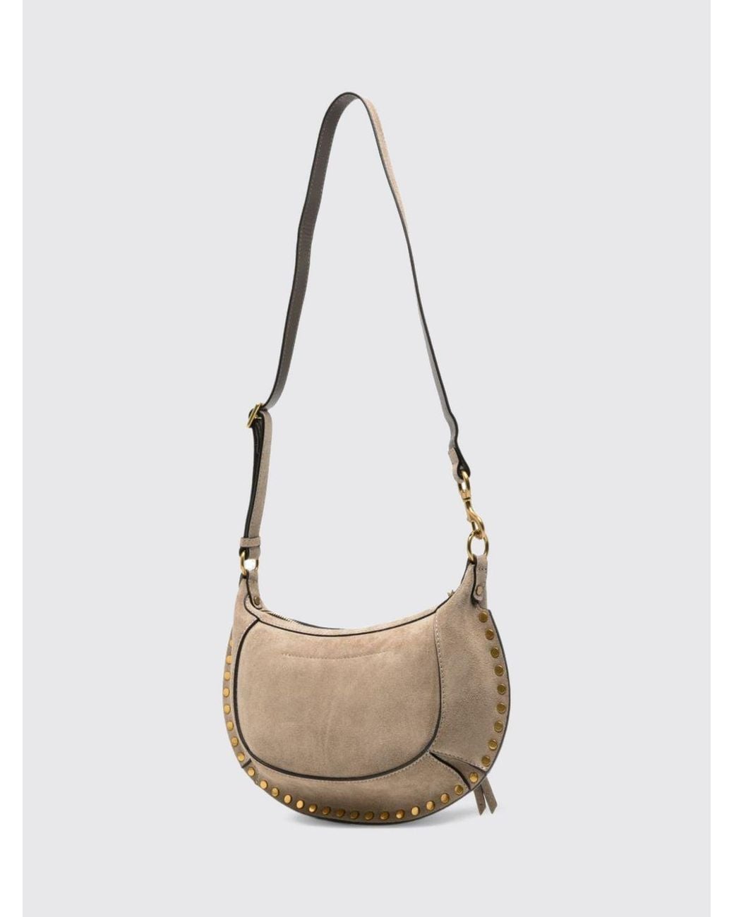 Isabel Marant White Oskan Moon Hobo Bag