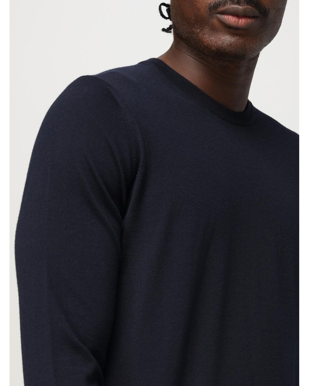 Pull Ras Du Cou En Laine Drumohr pour homme en coloris Blue