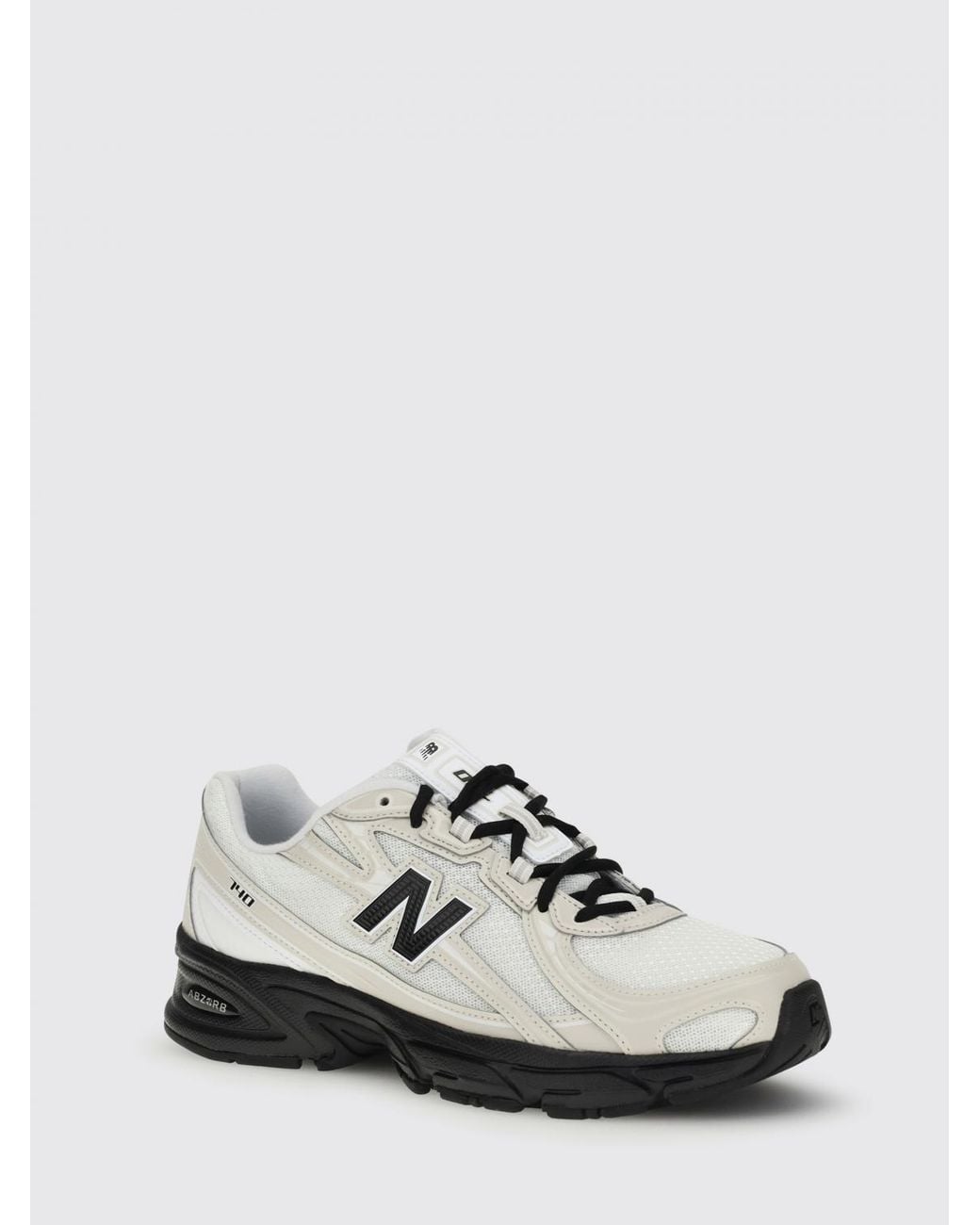 New Balance White 740 Mesh And Rubber Sneakers for men