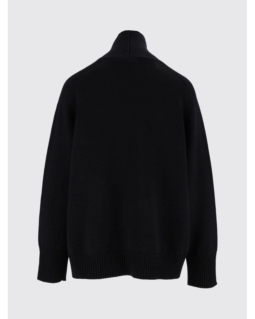 Fabiana Filippi Blue Virgin Wool Turtleneck Jumper With Metal Detail