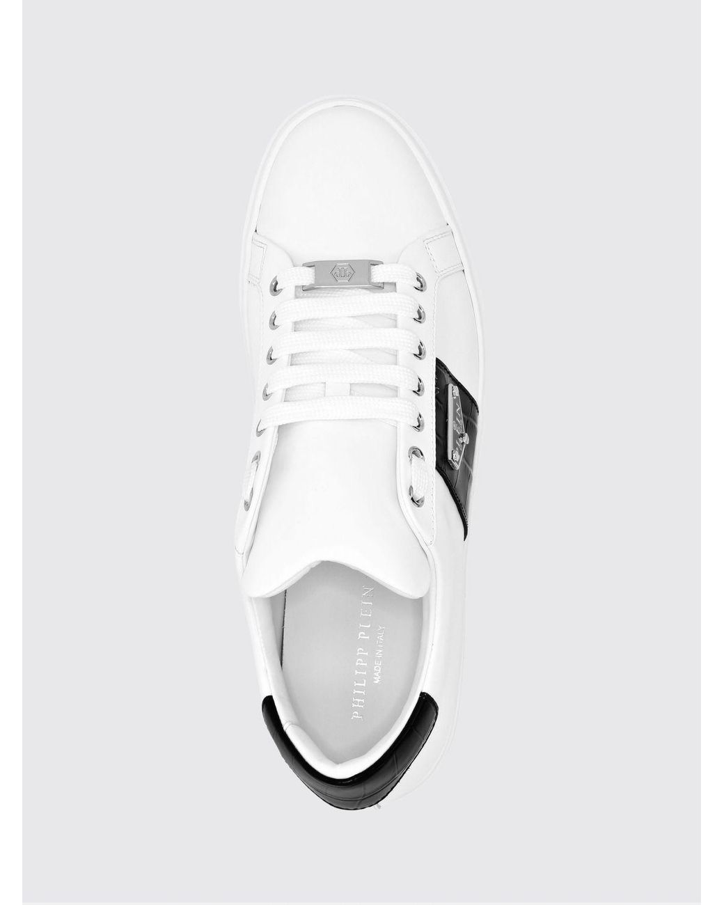Philipp Plein White Low-Top Sneakers for men