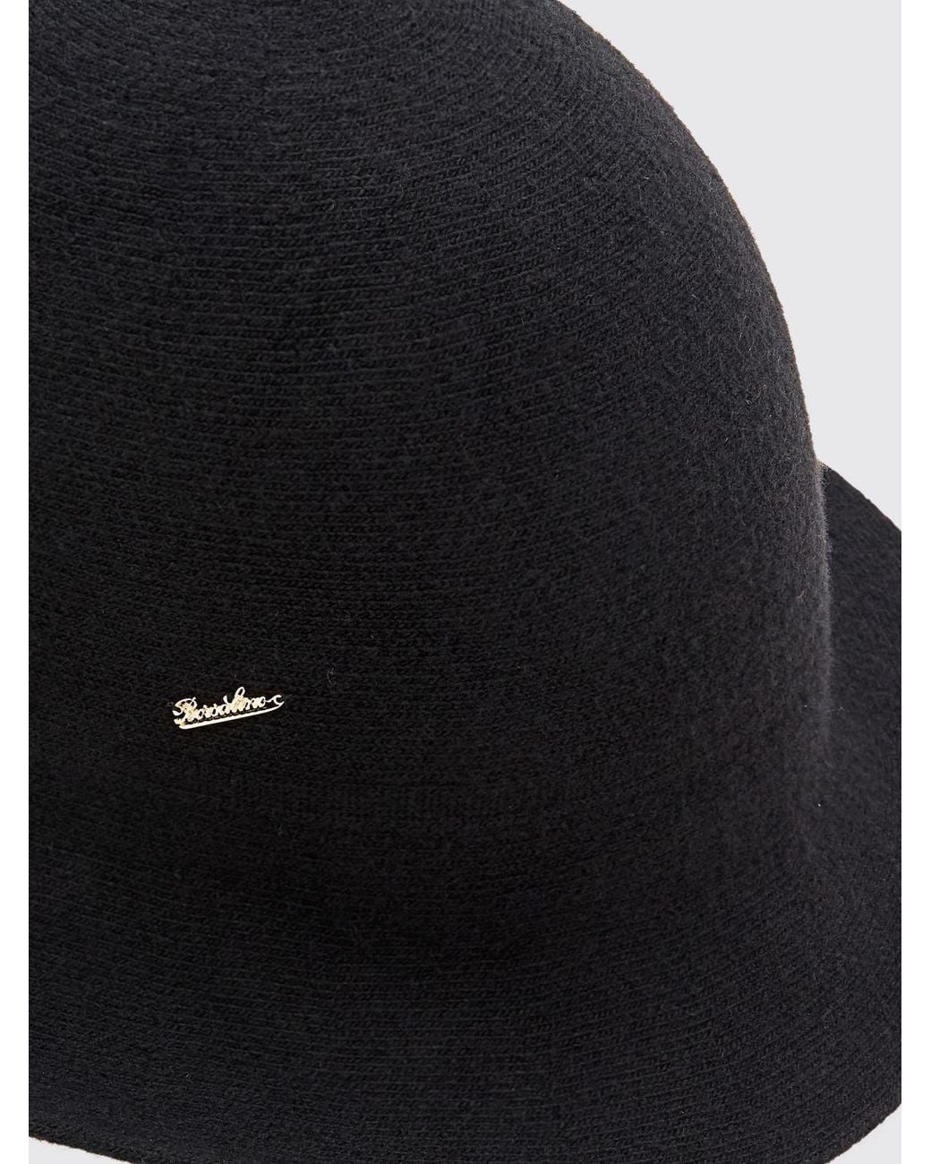Borsalino Blue Wide-Brim Hat