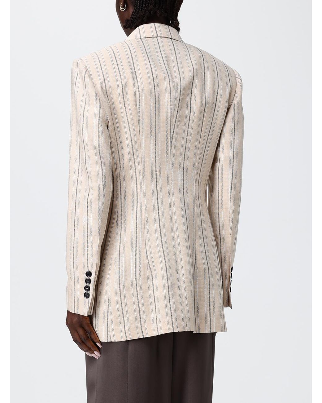 Dolce & Gabbana Natural Dolce &Amp Gabbana Viscose Single-Breasted Blazer