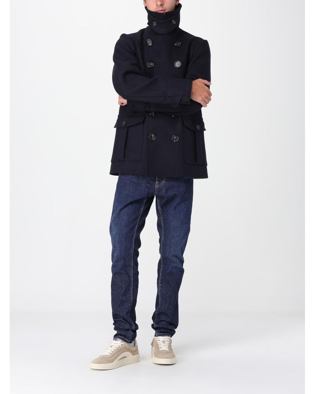 DSquared² Blue Coat for men