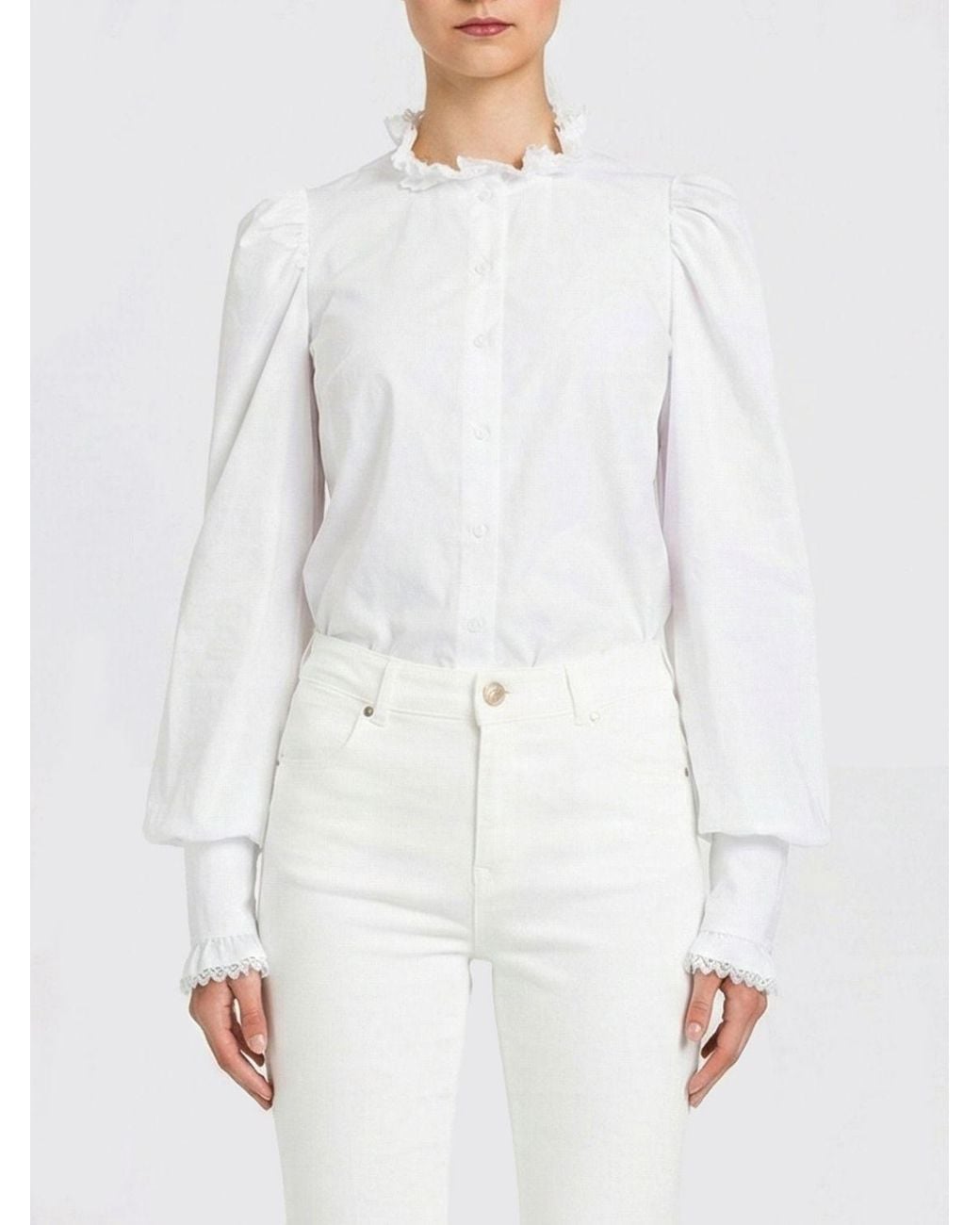Twinset White Classic Cotton Shirt