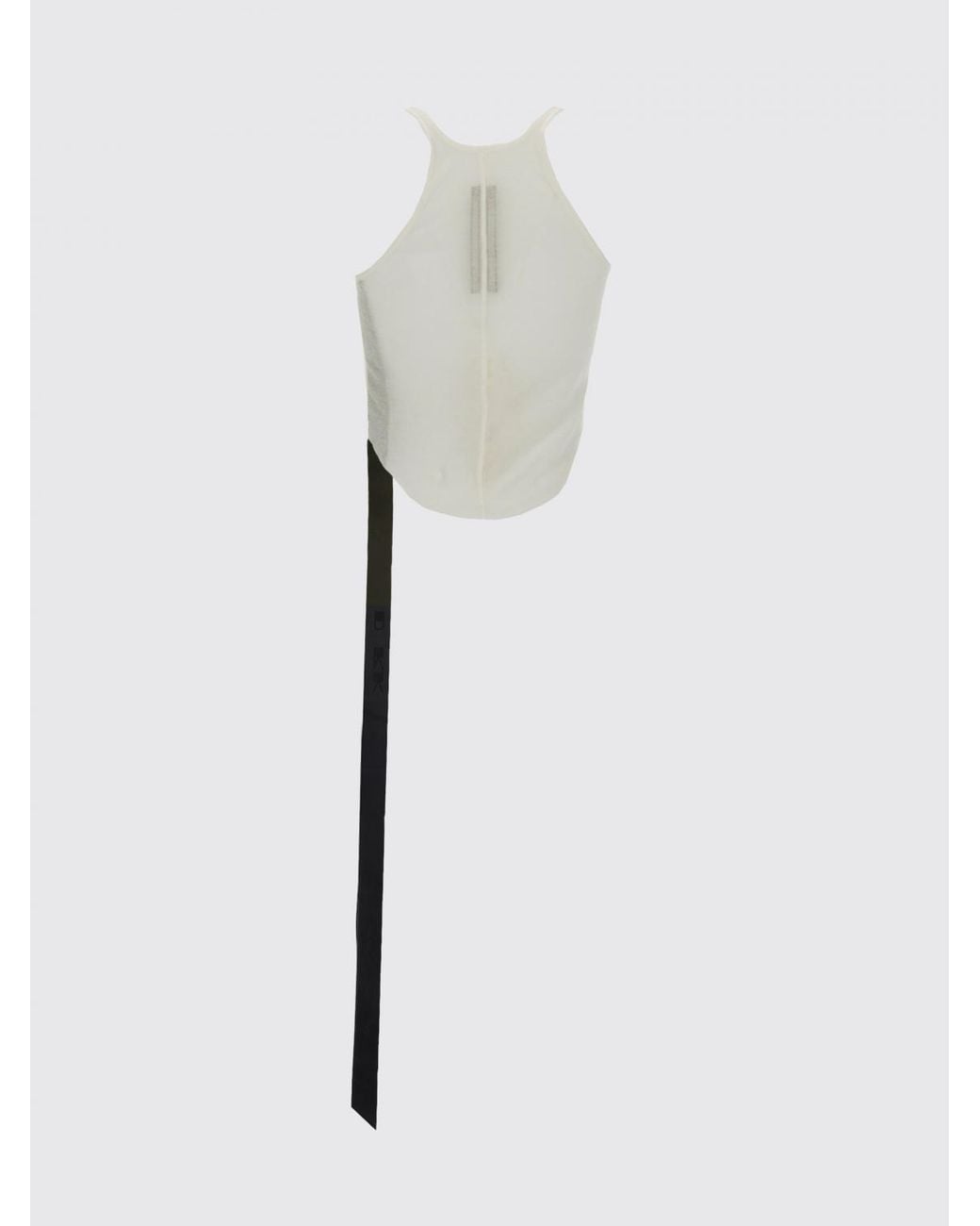 Top Corto De Algodón Rick Owens de color White