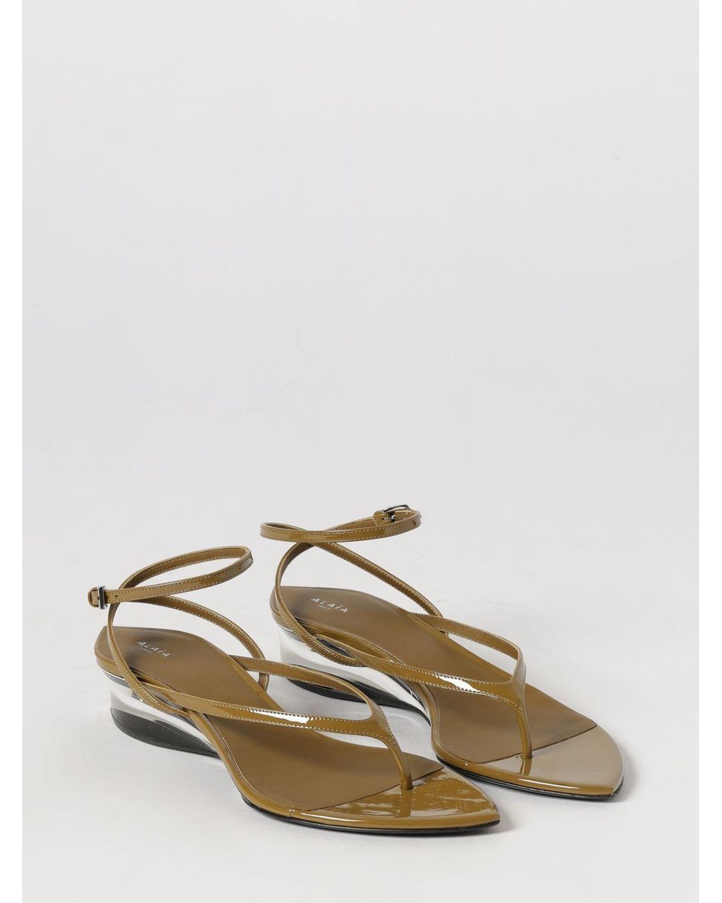 Alaïa Green Heeled Sandal