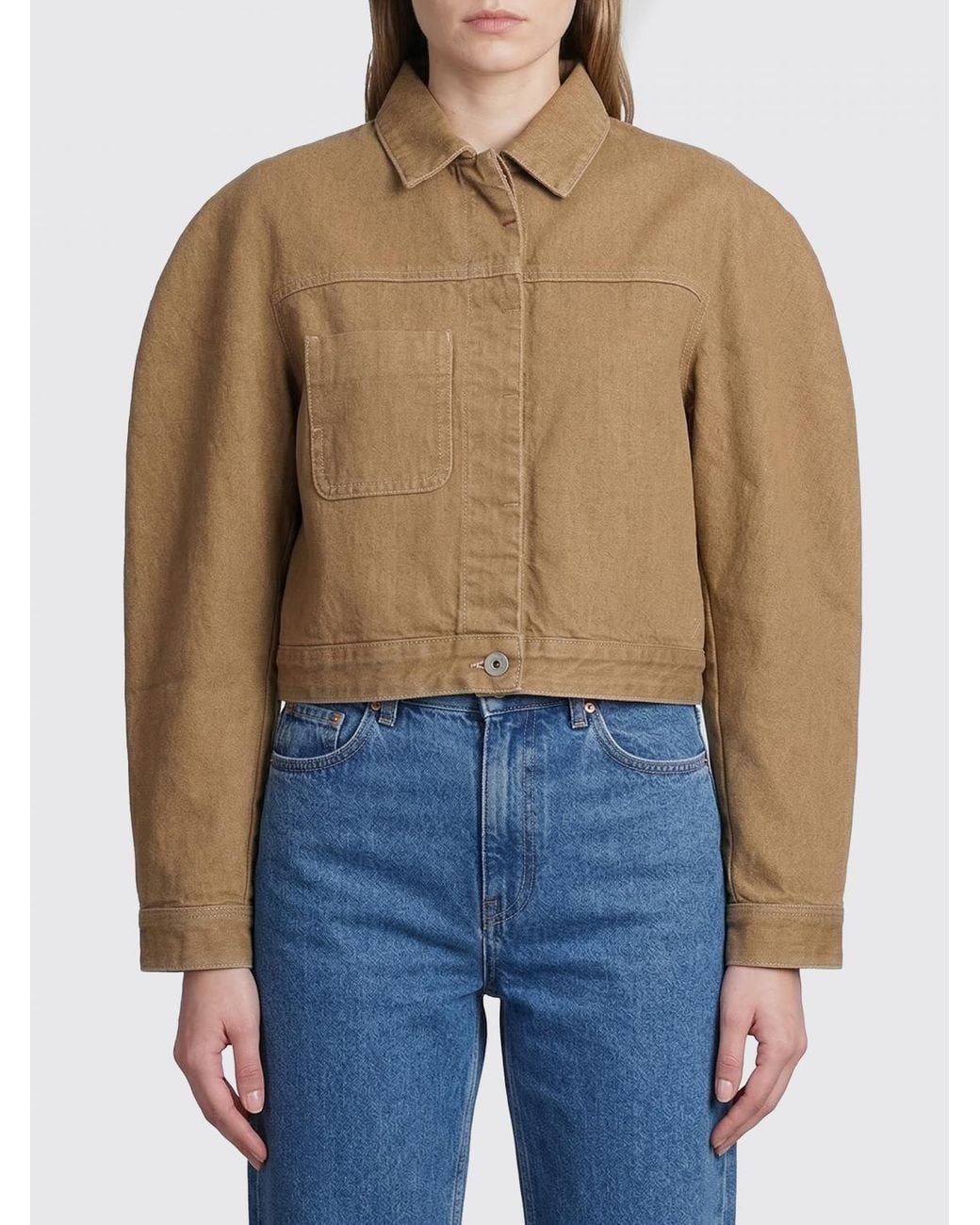 Jacquemus Blue Ovalo Cotton Jacket