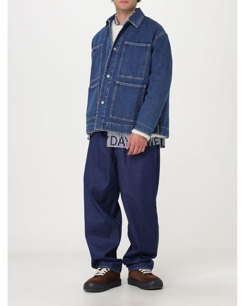 Sunnei Blue Jacket for men