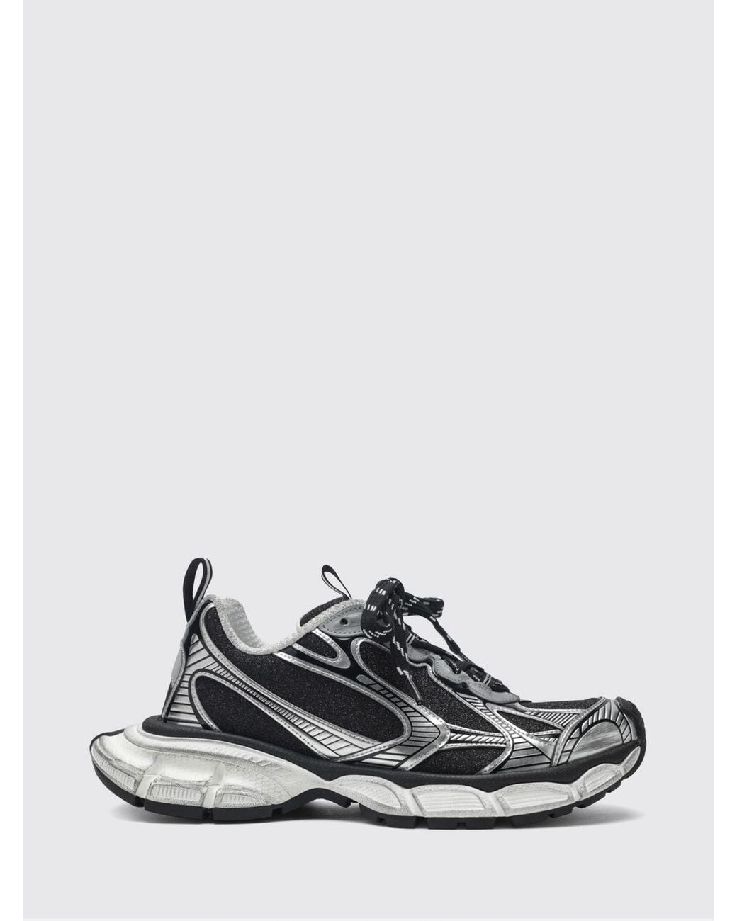 Balenciaga White 3Xl Laminated Mesh And Rubber Sneakers