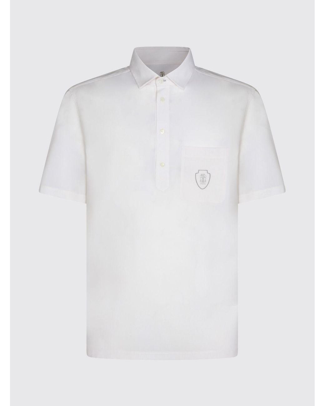 Brunello Cucinelli White Shirt for men