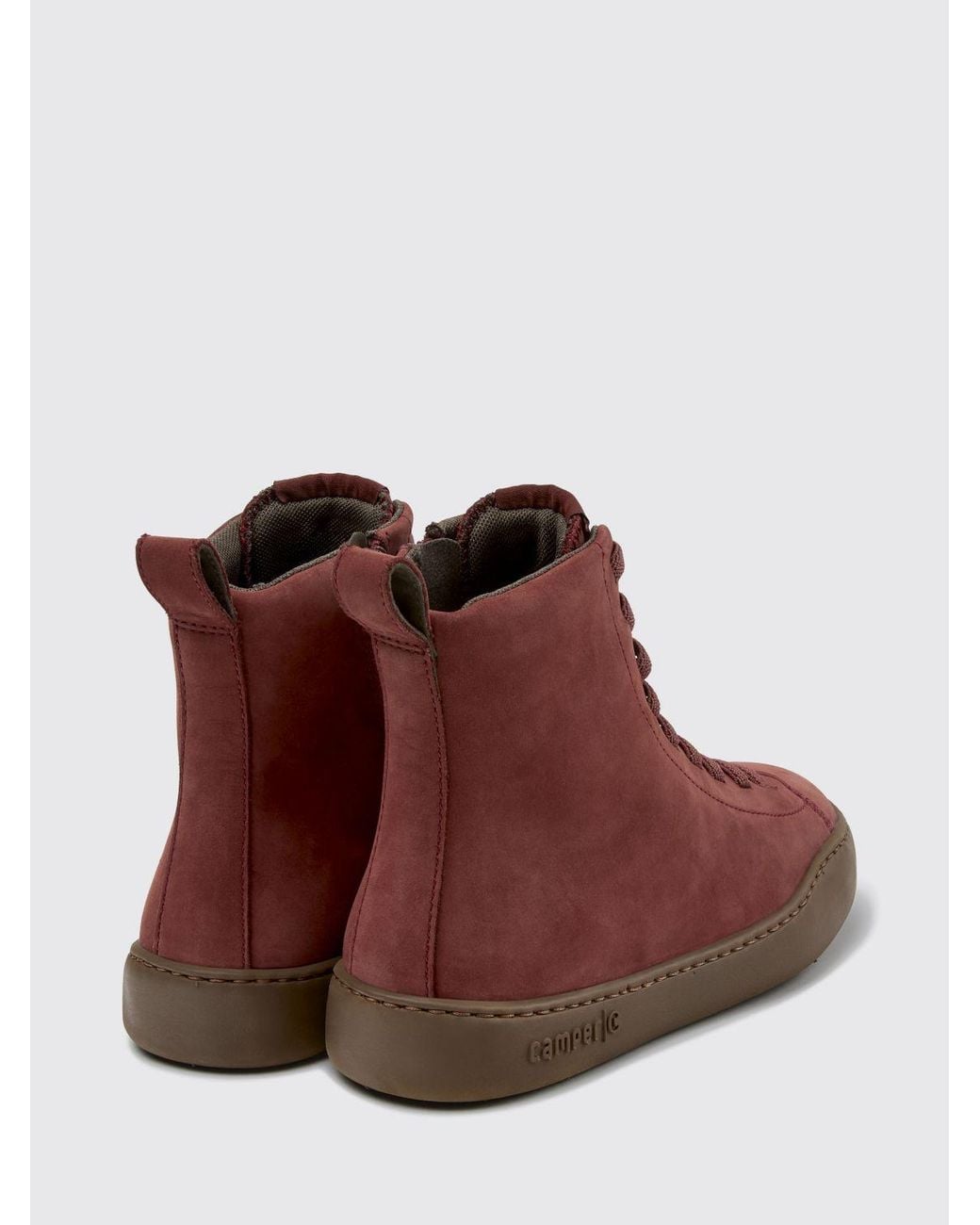 Camper Red Peu Touring Outdoor Ankle Boots