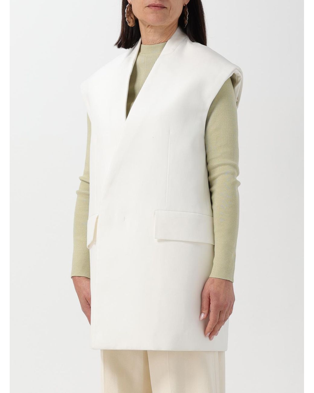 Chaleco Mujer Jil Sander de color White
