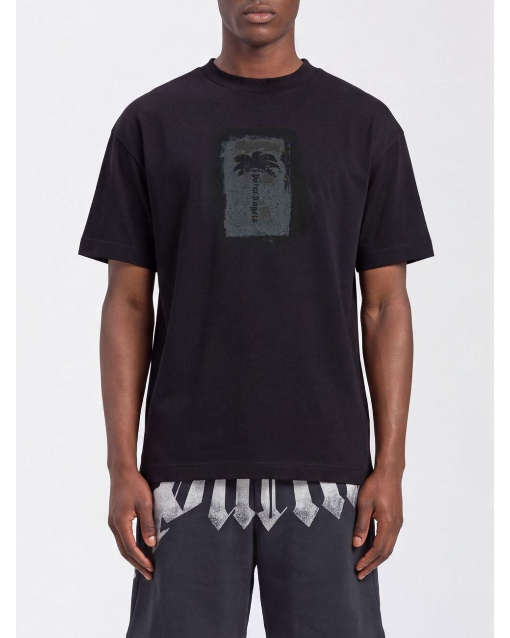 Palm Angels Black T-Shirt for men