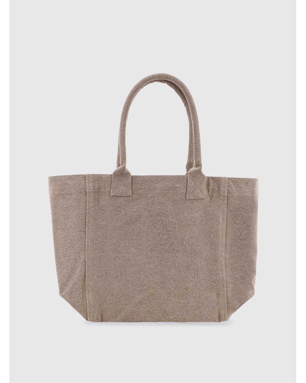 Isabel Marant Natural Yenki Cotton Canvas Bag