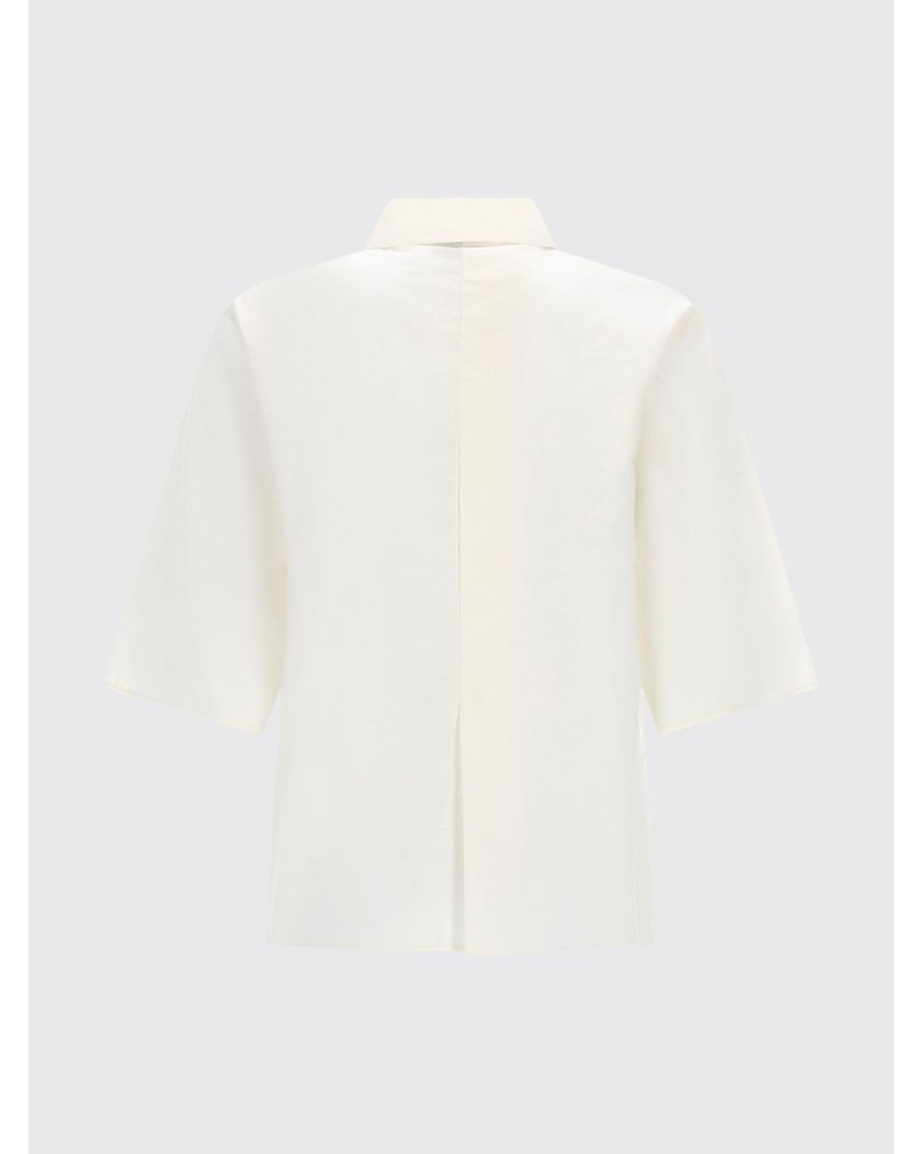 Alysi White Silk Casual Shirt