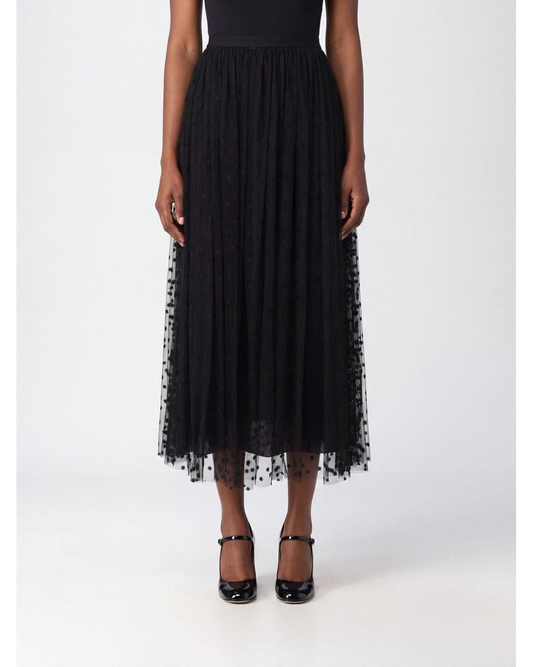 Alberta Ferretti Black Skirt