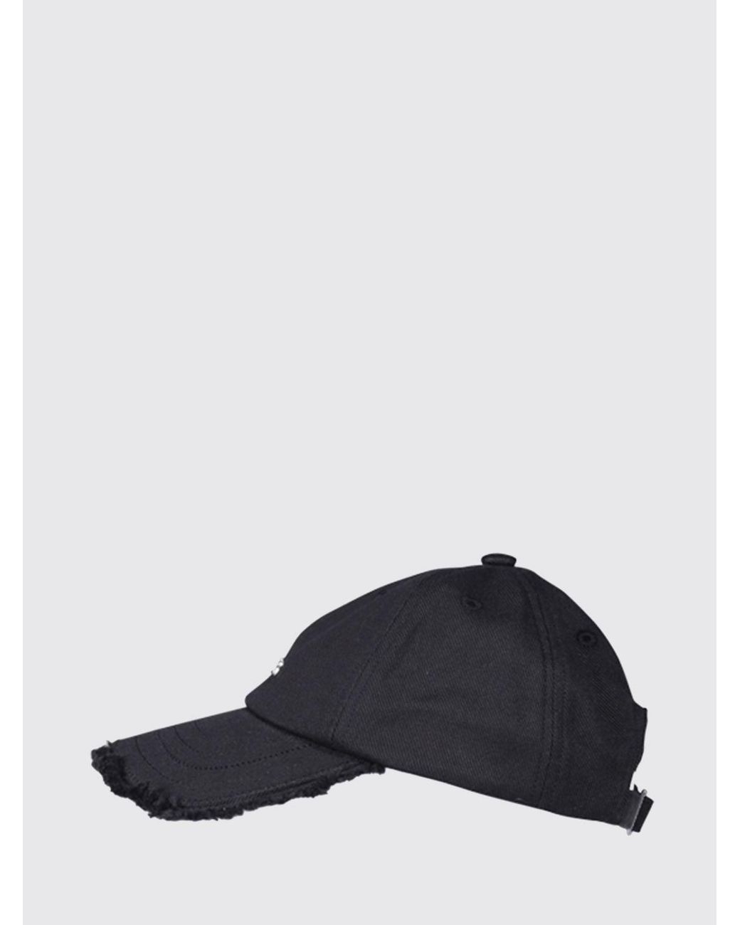 Jacquemus Black La Casquette Artichaut Cotton Twill Hat