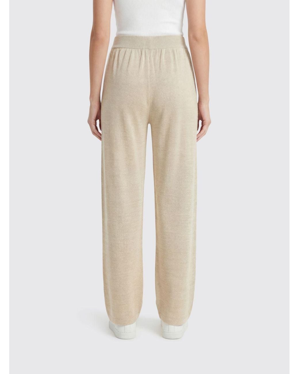 Fabiana Filippi Natural Cotton Blend Trousers