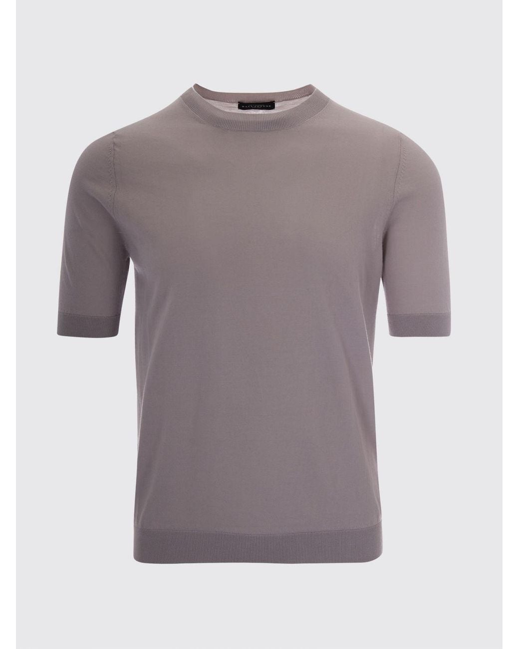 Ballantyne Purple Cotton Knit Top for men