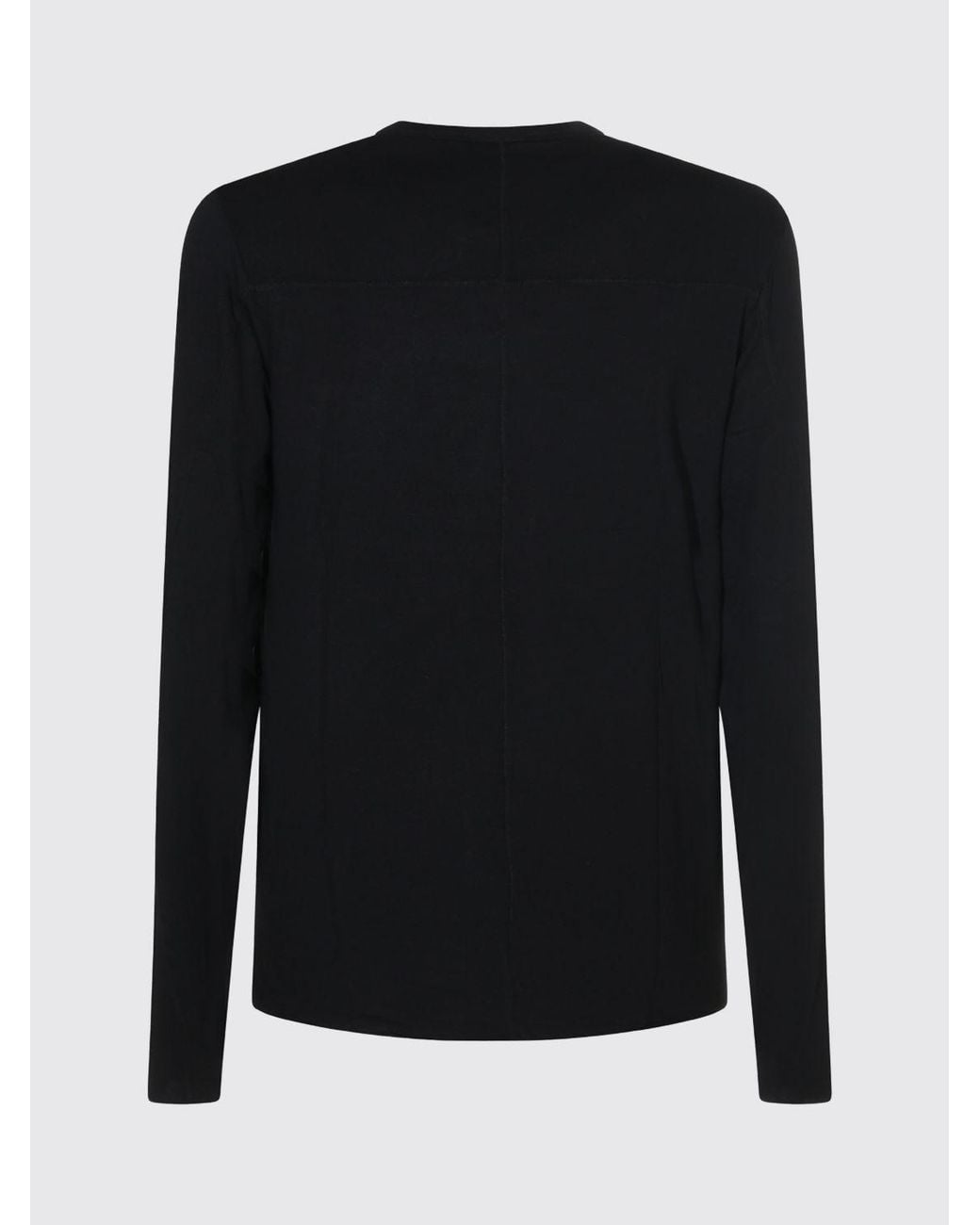 Thom Krom Blue Long-Sleeved Cashmere-Blend Crew-Neck T-Shirt for men