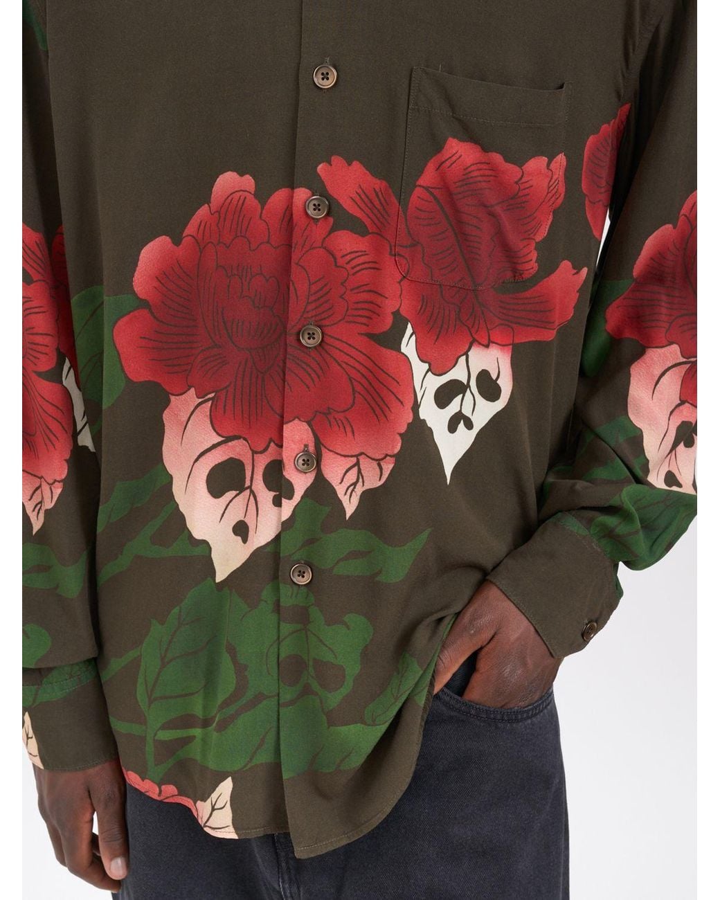 Our Legacy Hemd Herren in Green für Herren