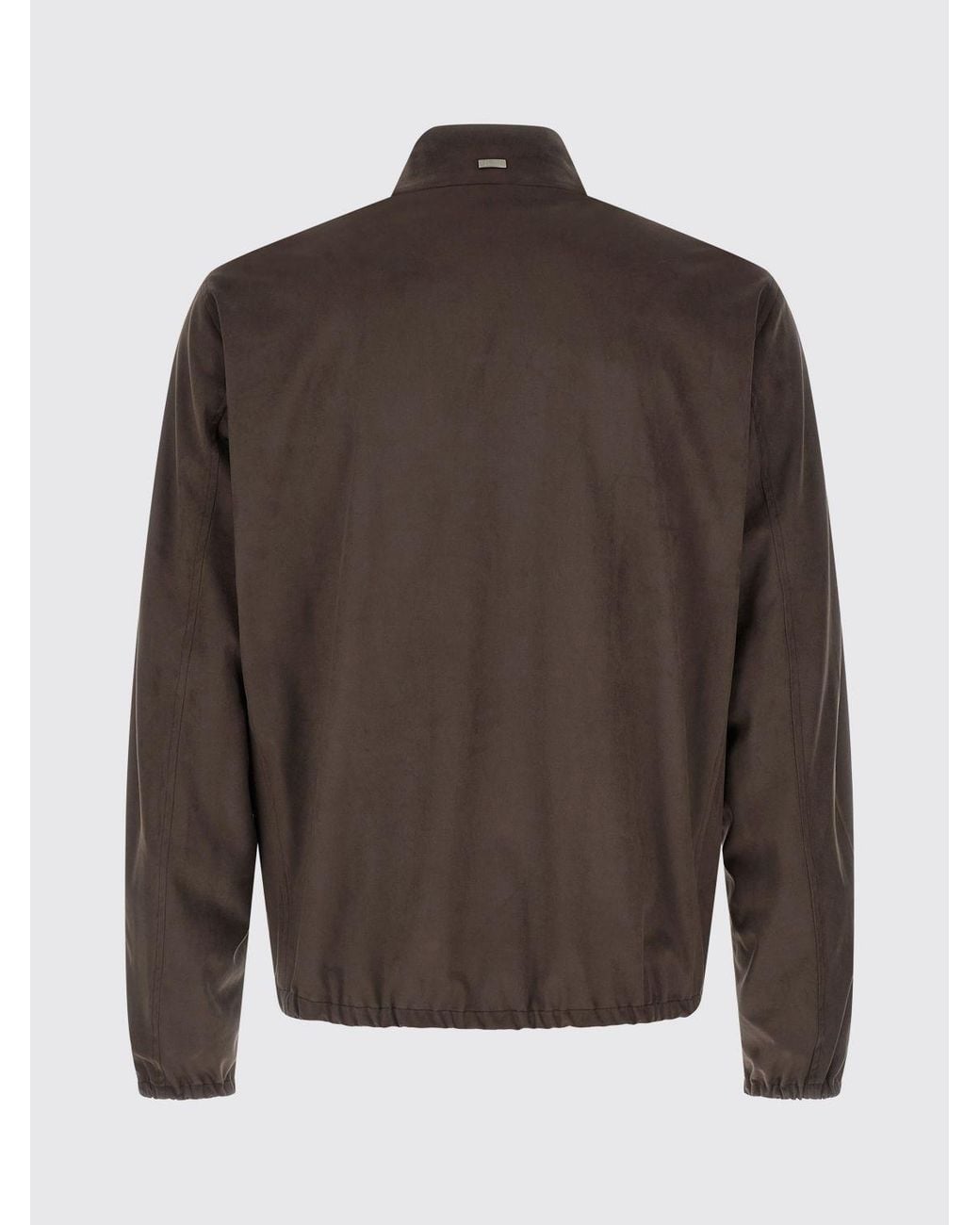 Herno Brown Bomber Jacket for men