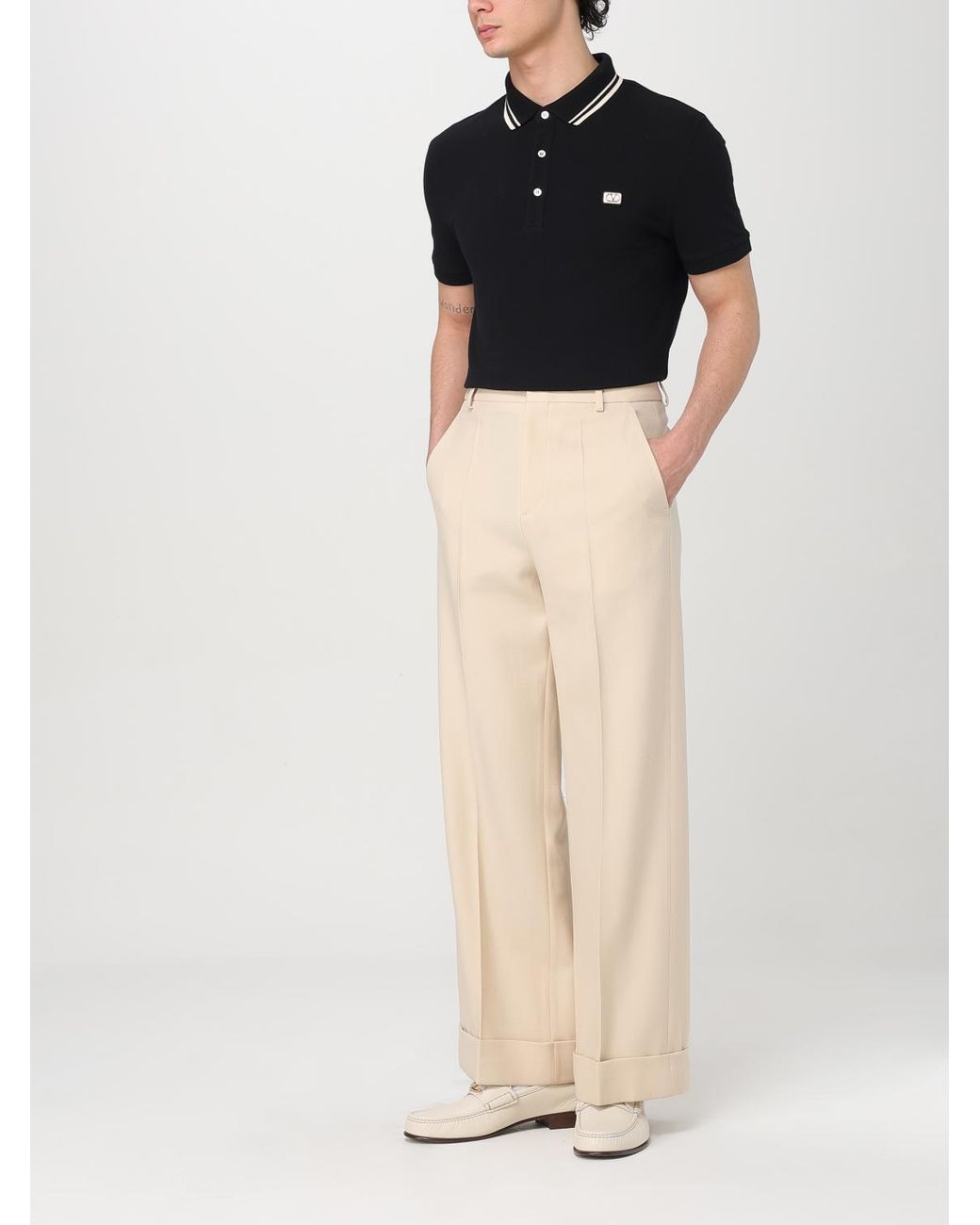 Valentino Black Polo Shirt for men