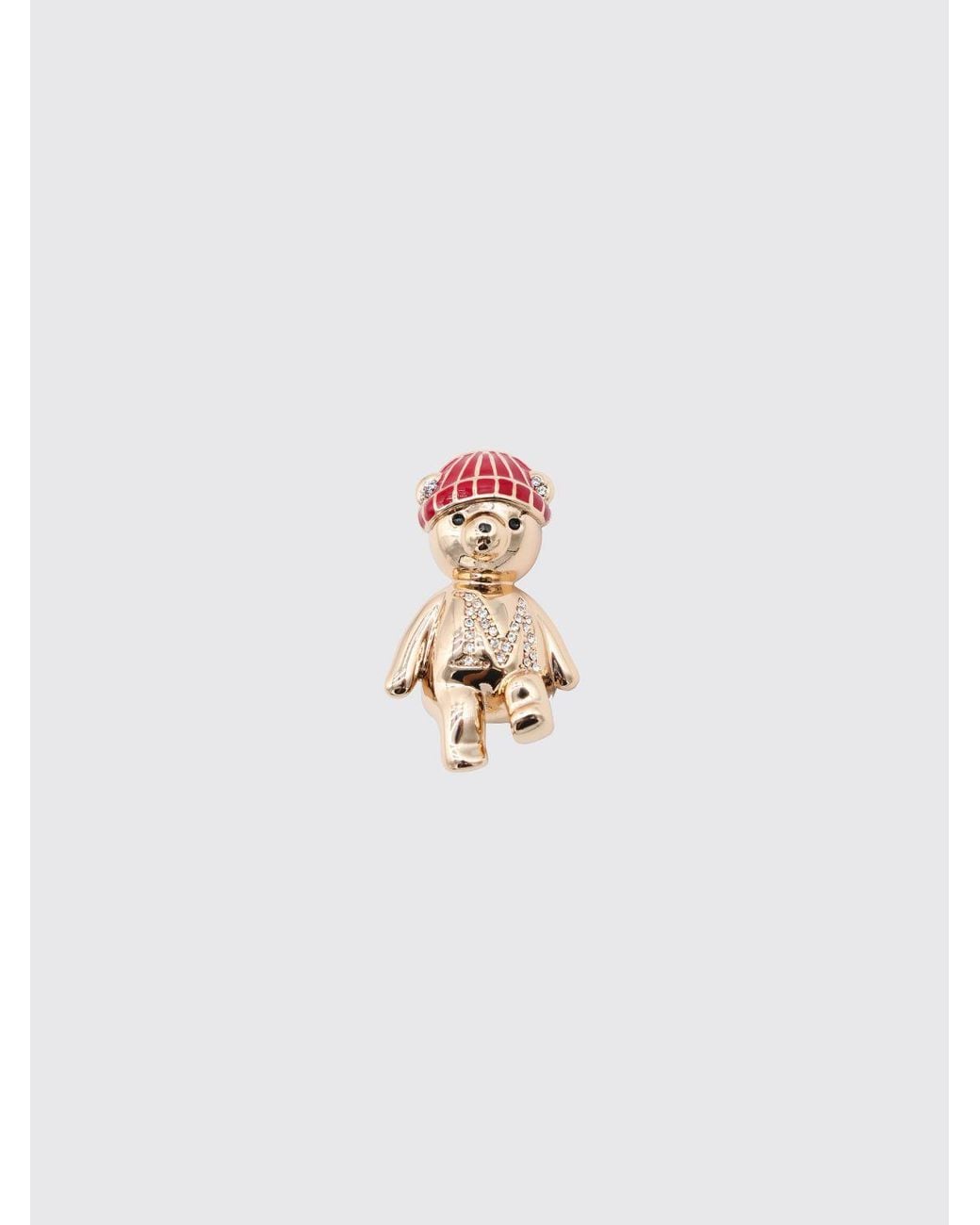 Max Mara White Jewelled Brooch