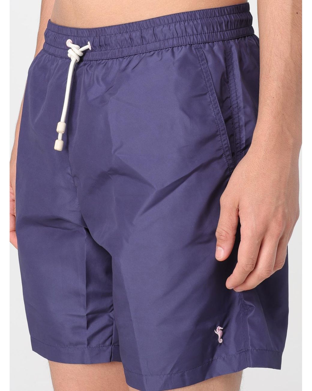 Kampos Blue Nylon Swim Shorts for men