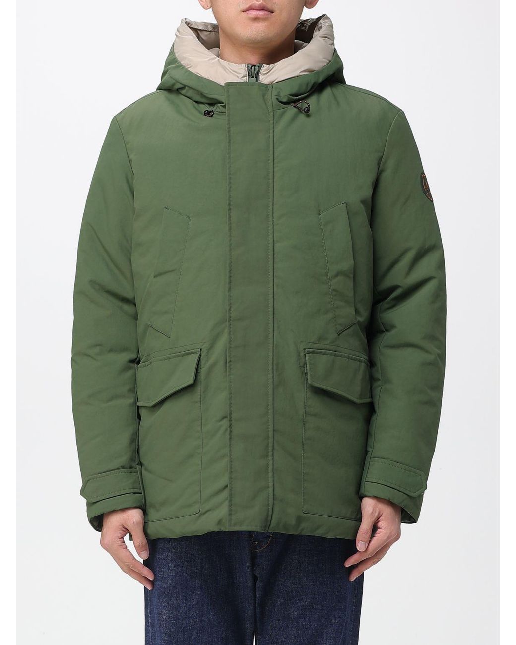 Save The Duck Green Coat for men