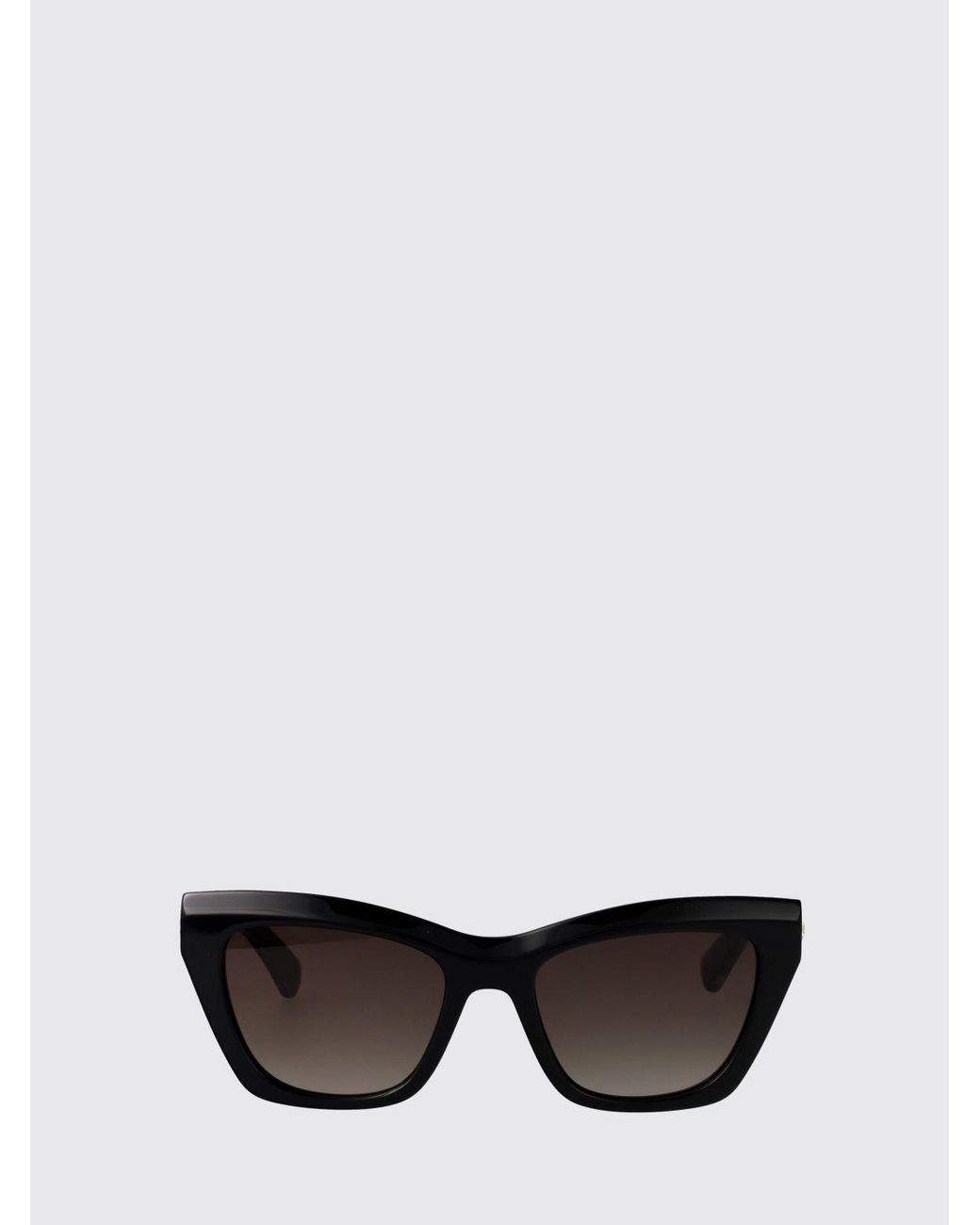 Longchamp Black Rectangular Cat-Eye Sunglasses