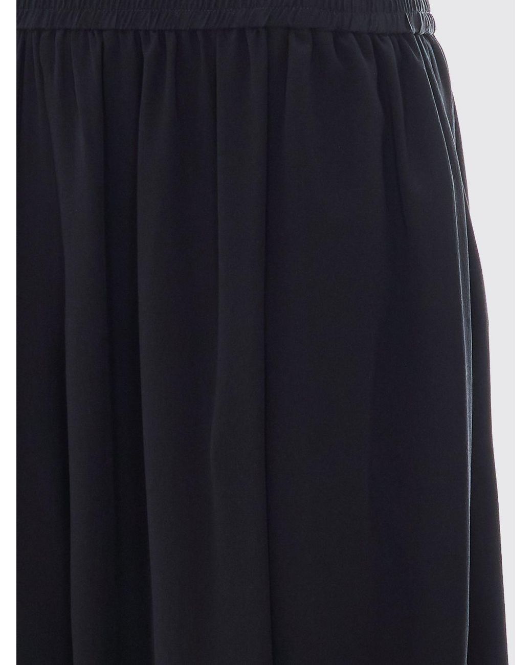 Chloé Blue ChloÉ High-Waisted Wide Leg Silk Harem Trousers