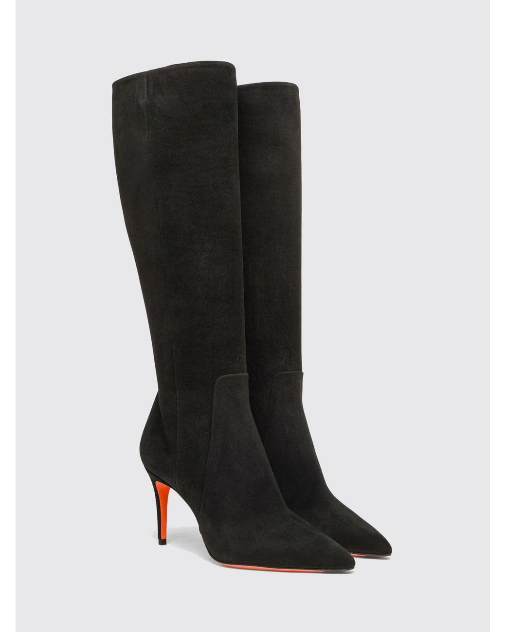 Santoni Black Boots