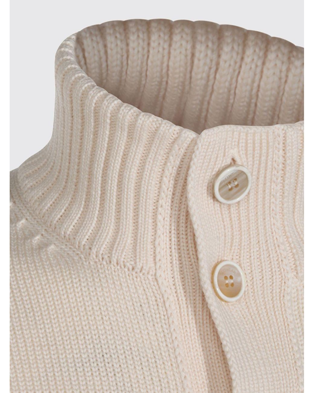 Zanone Natural Wool Turtleneck Sweater for men